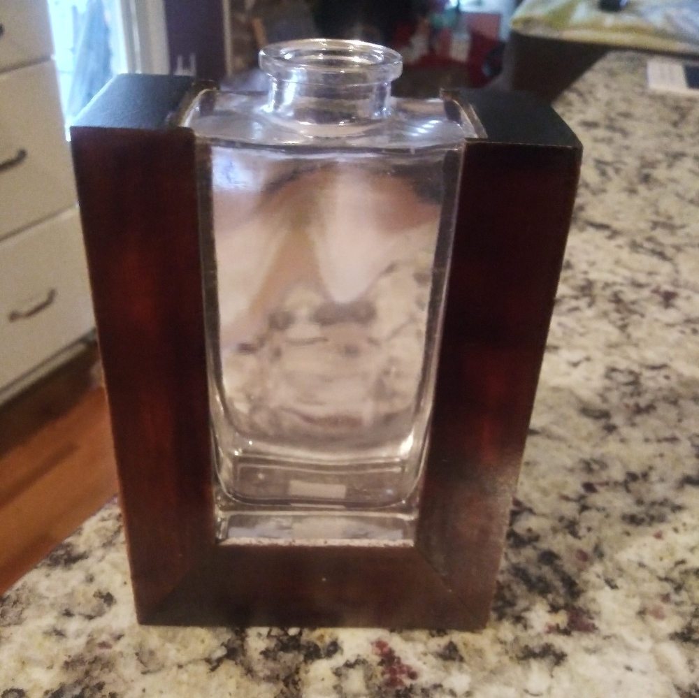 Partylite Wood and Glass Reusable Reed Diffuser